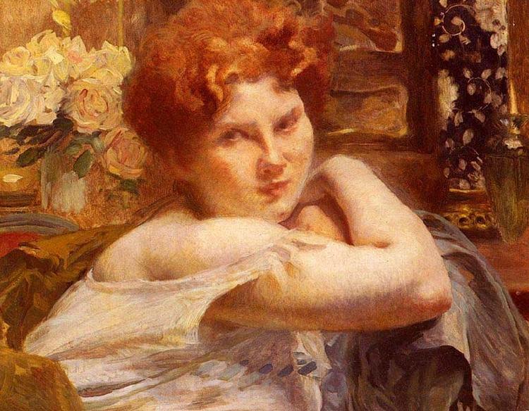 Paul-Albert Besnard Le Femme Aux Cheveux Roux